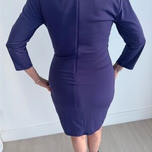 Elegant Purple Women's Dress